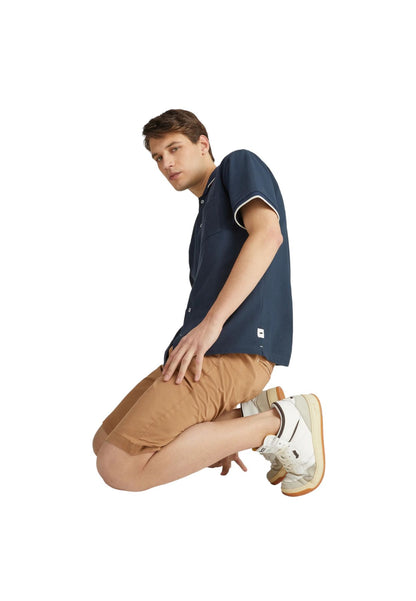 Pantaloncini Bermuda Uomo Gas Slim fit Satin Cotton Stretch Tasche Alla Francese N.Sadeck Short 370211071109