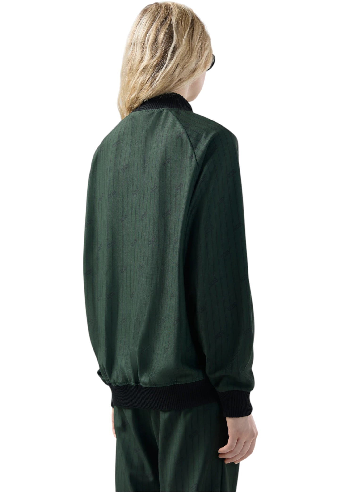 Giacca Bomber Donna Gcds  Triacetate Pinstripe B2CW2000TP8