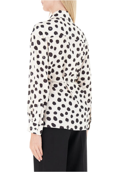 Camicia Manica lunga Donna Liu Jo A Pois Con Laccetto  UF5246T045A
