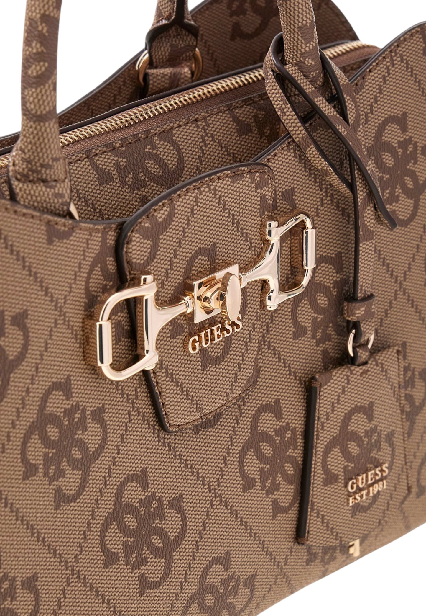 Borsa A Mano Donna Guess Girlfriend Satchel Janie Logo HWOS9924060
