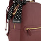 Zaino  Donna Braccialini Zaino compatto, Singolo con tracolle regolabili, Chiusura con zip, Due tasche interne, una con zip e una aperta, Charm removibile con margherita e fiocco a pois, Dimensioni: 27 x 11 x 31 Cm Beth B19223YY