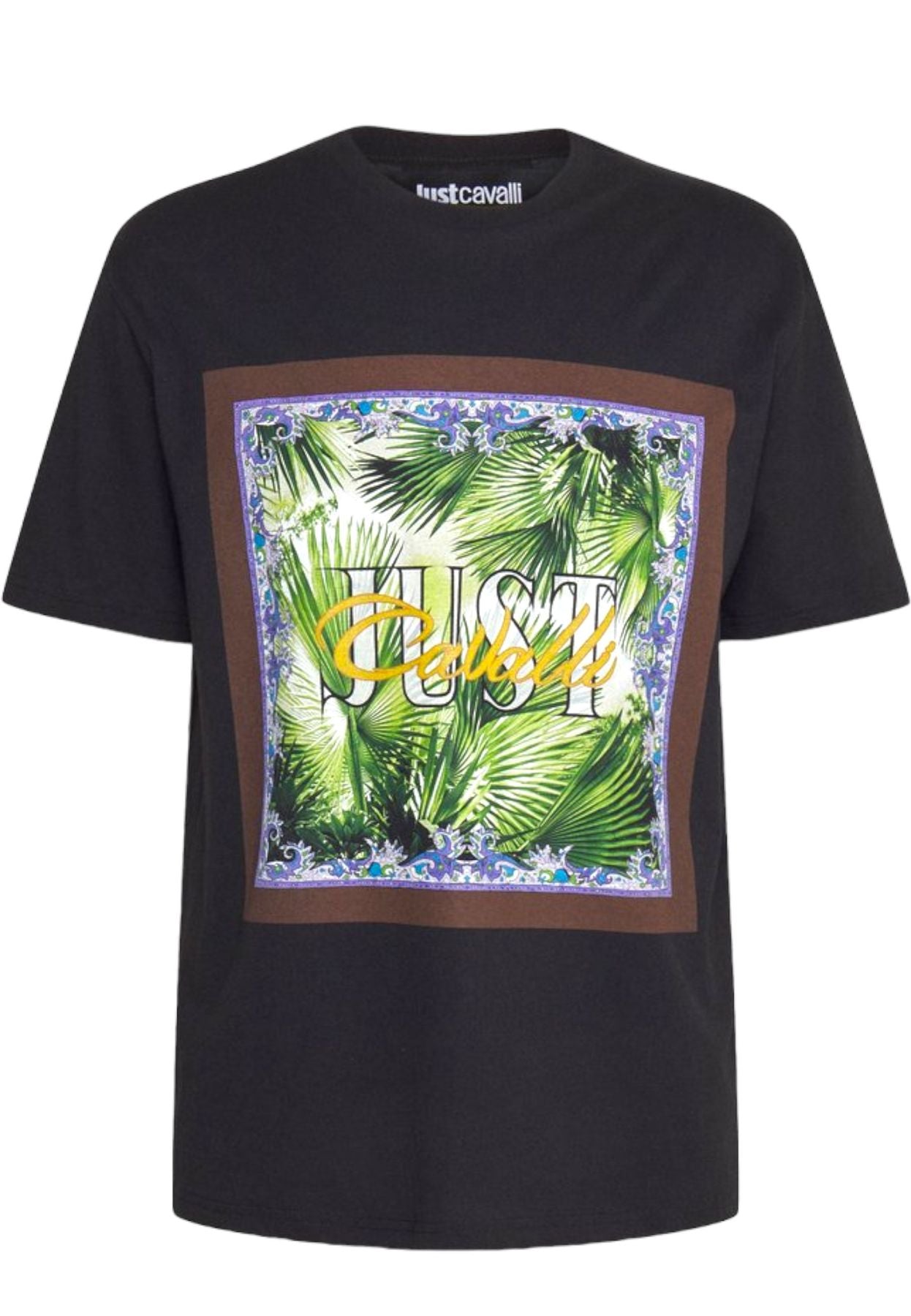 T-Shirt Manica Corta Uomo Just Cavalli  74Mm600 R Eden Foulard 74OBHF10CJ200