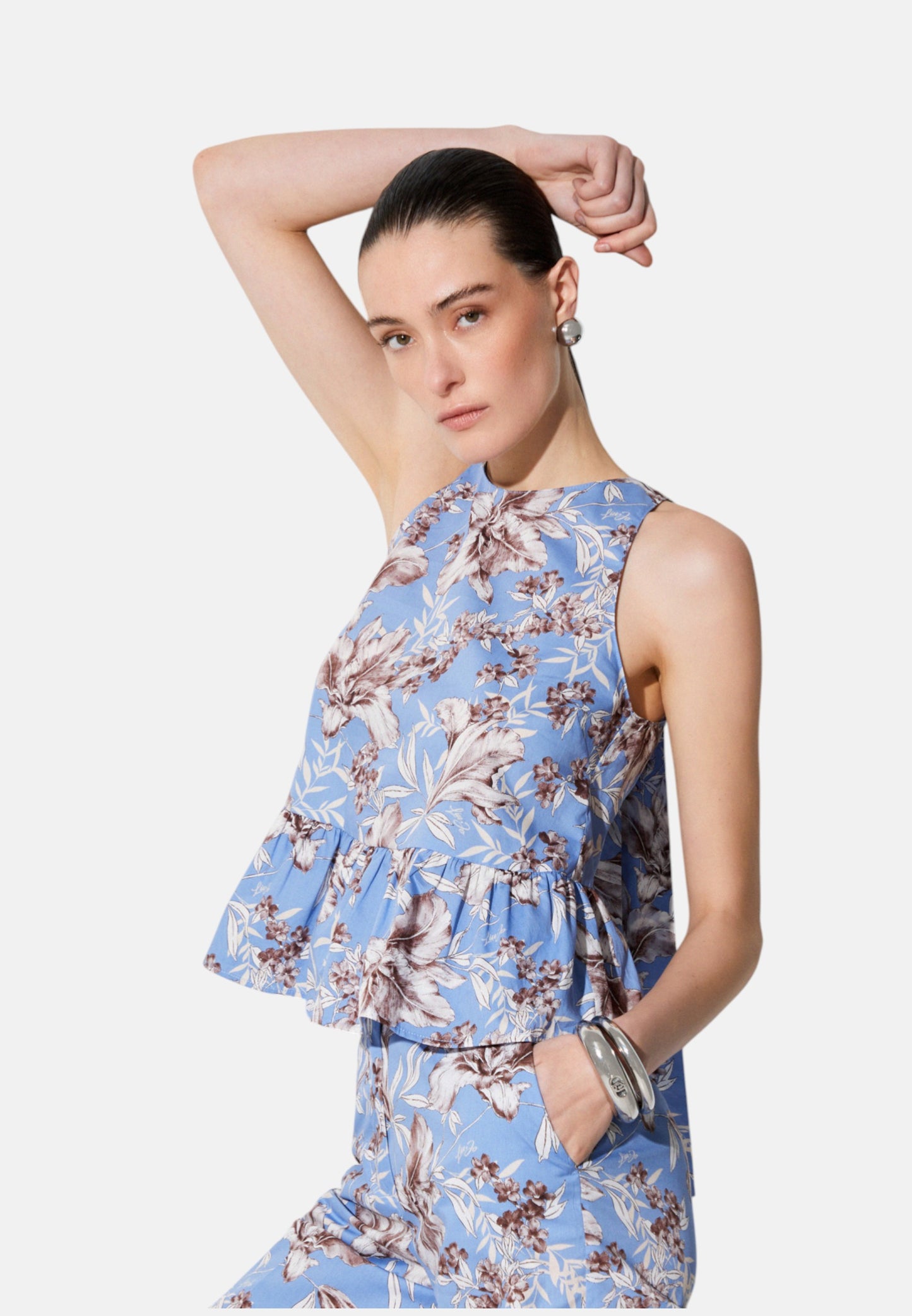 Top  Donna Liu Jo Blu Wave Liles Linea 3.0 WA6365T4853