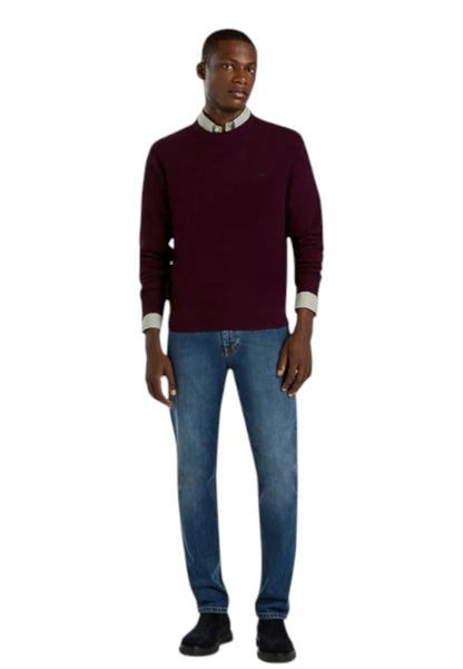 Maglione A Girocollo Uomo Harmont & Blaine Pull Righe Spina Di Pesce  HRP826030788