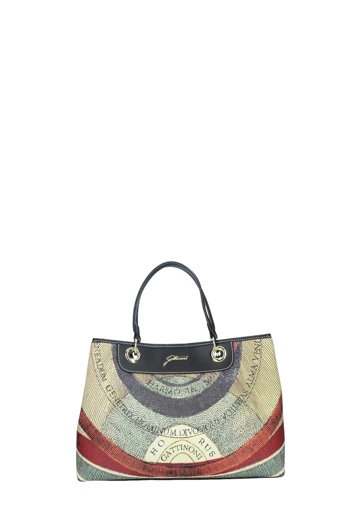 Borsa A Mano Donna Gattinoni Large Doppio Manico Planetarium BEGPL2632WPQ