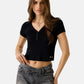 Polo Manica Corta Donna Guess  Gj Pointelle Henley W6GPB6KG372
