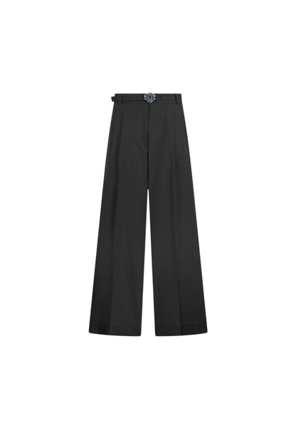 Pantaloni  Donna Liu Jo Palazzo Con Pieghe  MF5269TS224