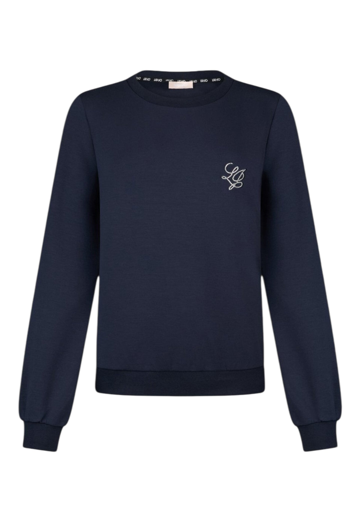 Felpa A Girocollo Donna Liu Jo In Scuba Con Logo Linea Eco TA6078JS869