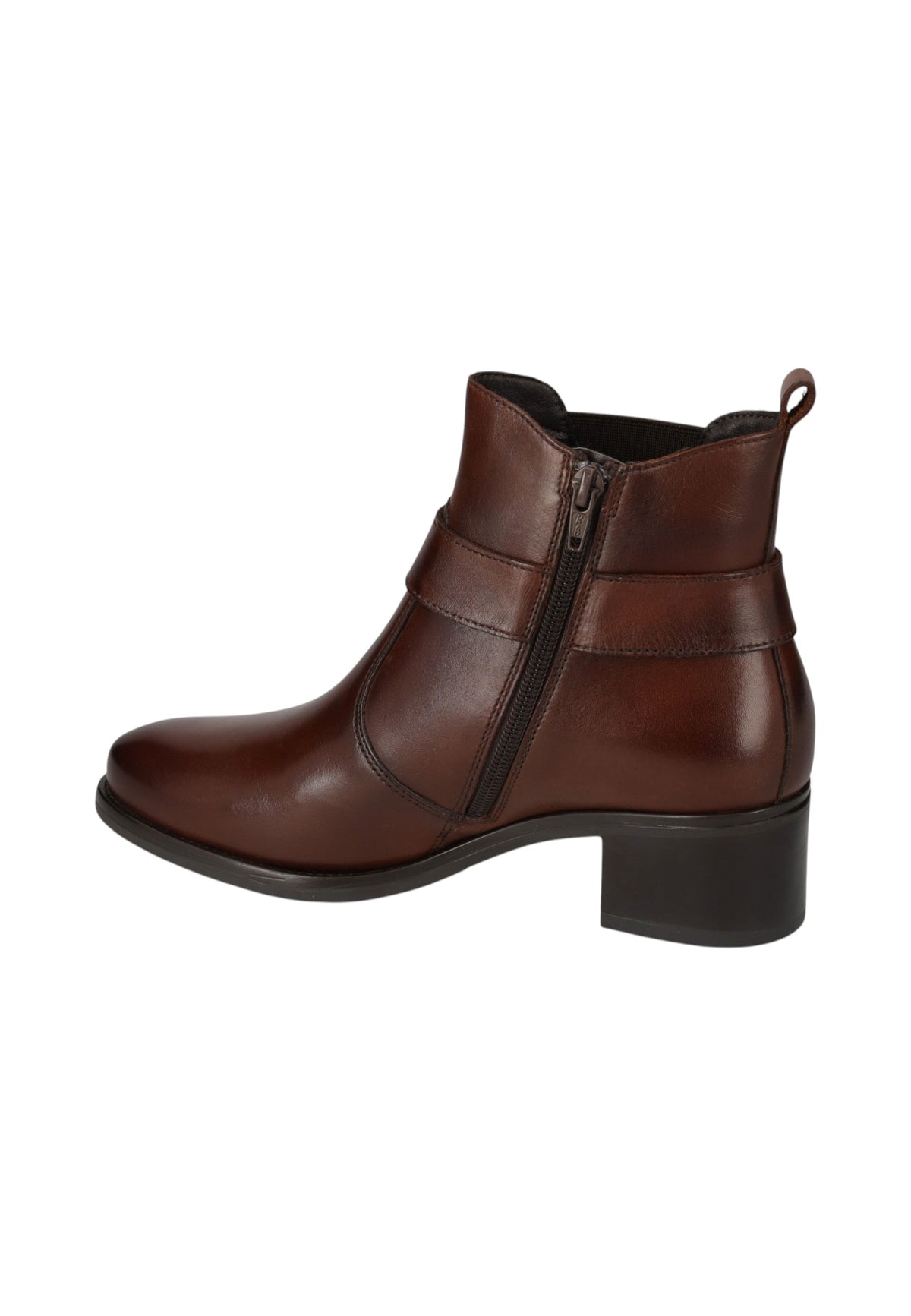 Stivaletti Con Tacco Donna Valleverde inserto elastico laterale, dettaglio metallico a V, linguetta posteriore  47610