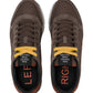 Sneakers Basse Uomo Sun68 Stile Running, Logo Ricamato, Nylon E Suede Tom Solid Z46101