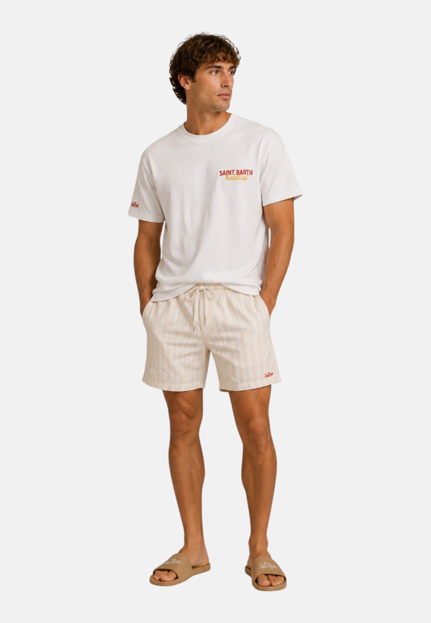 T-Shirt Manica Corta Uomo Mc2 Saint Barth Oversize Sb Shop Delmar DLR0001