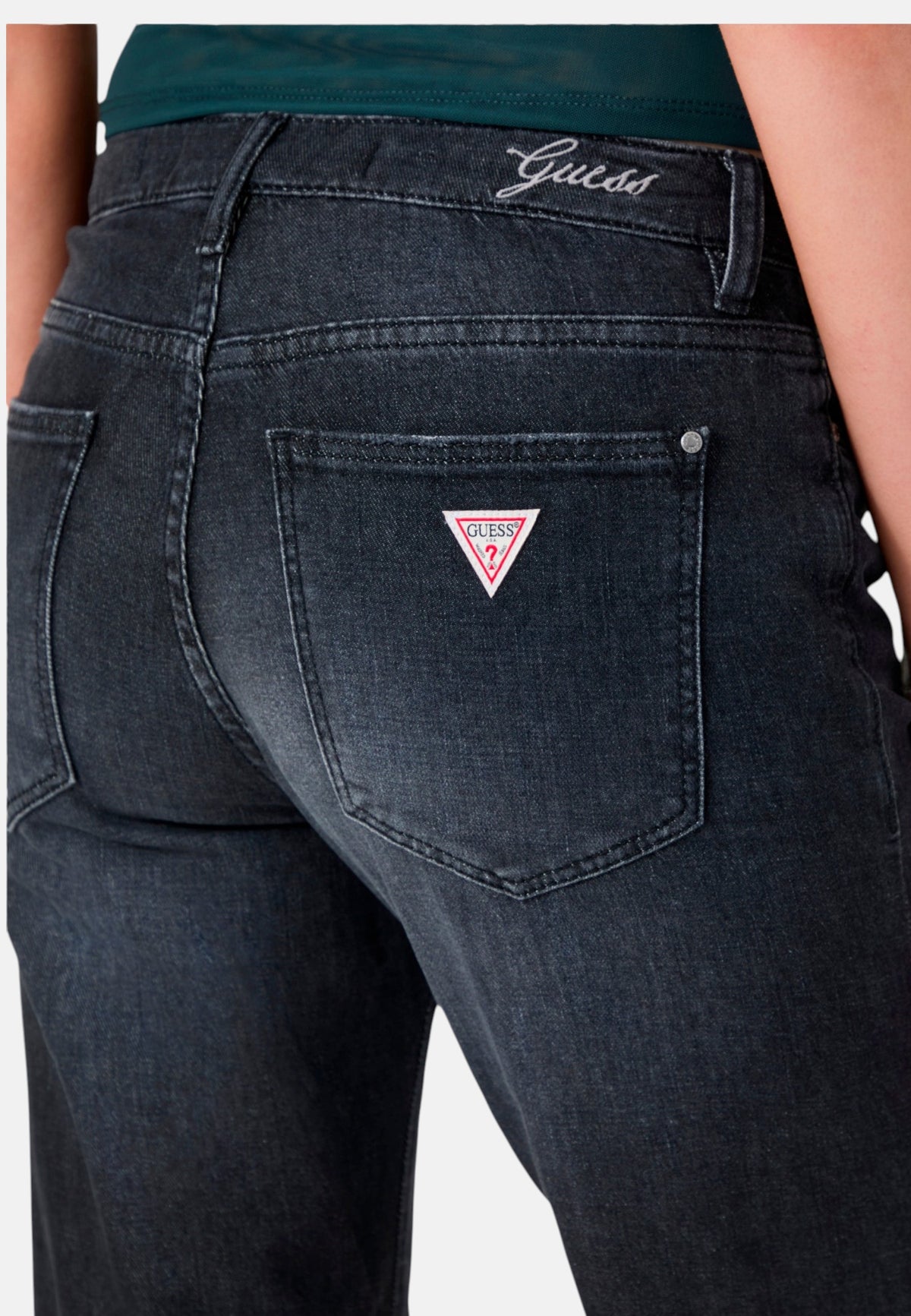 Jeans Bootcut Donna Guess Vita Bassa Beverly W6BAJ7D2088