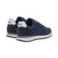 Sneakers Basse Uomo Sun68 Stile Running, Logo Ricamato, Nylon E Suede Tom Solid Z46101