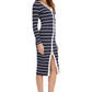 Vestito Midi Donna Guess Striped Andrea W5YK98Z2YK2