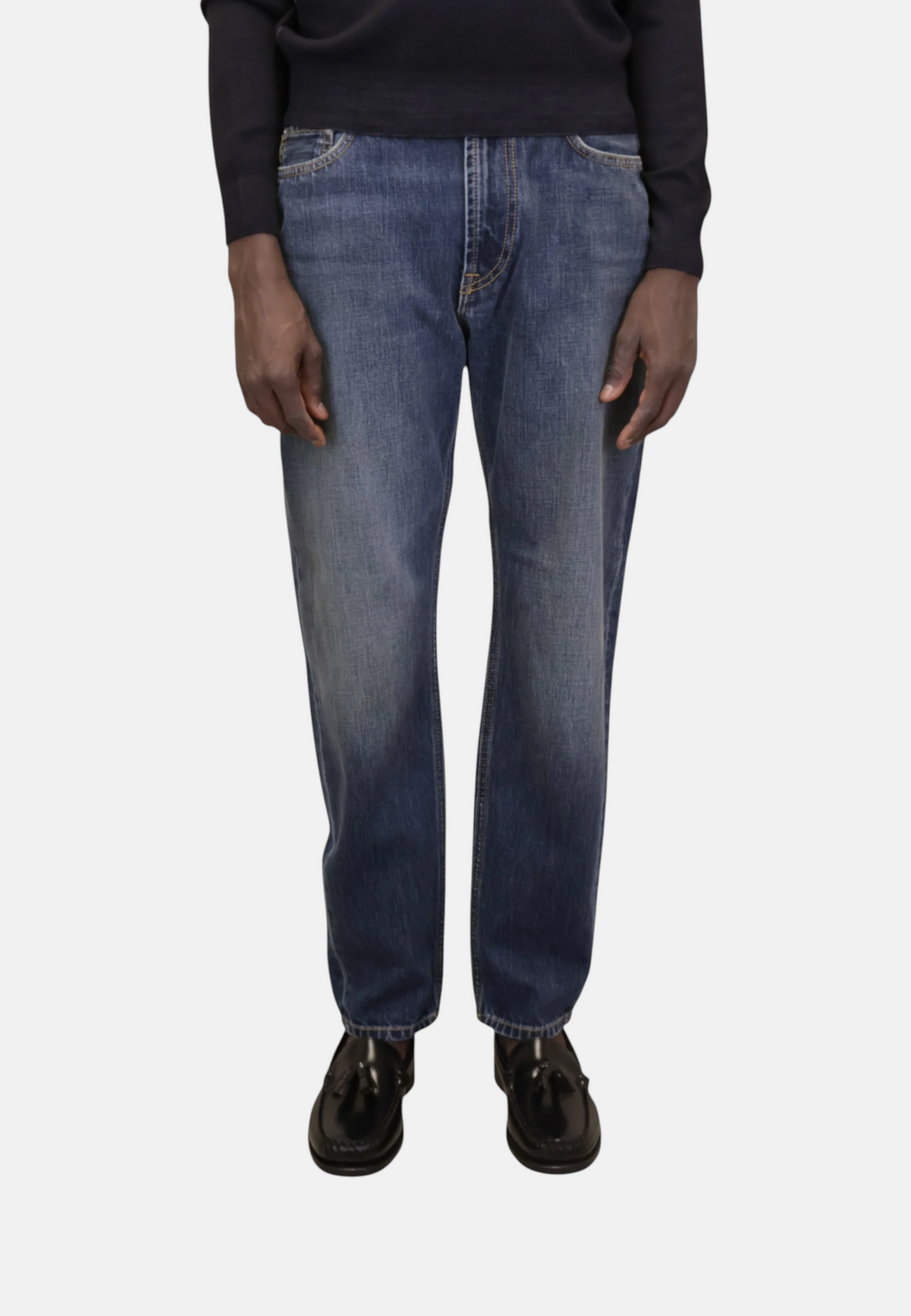 Jeans Carrot Fit Uomo Roy Roger's Denim di cotone, lavaggio Rose Hill, linea Re-Search Dapper Re-Search RSC002CT253259