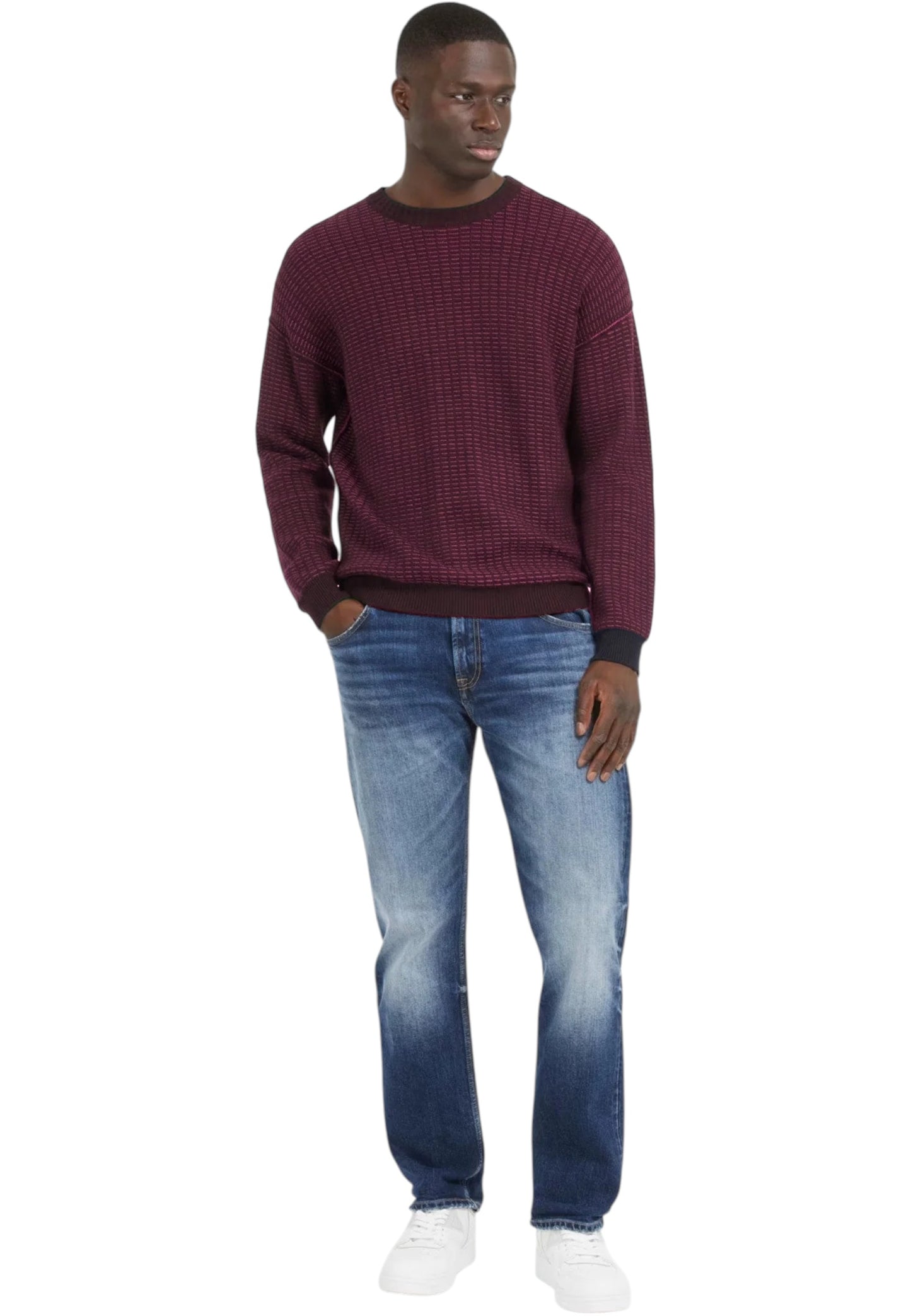 Maglione A Girocollo Uomo Guess   M3BR39Z2ZK2