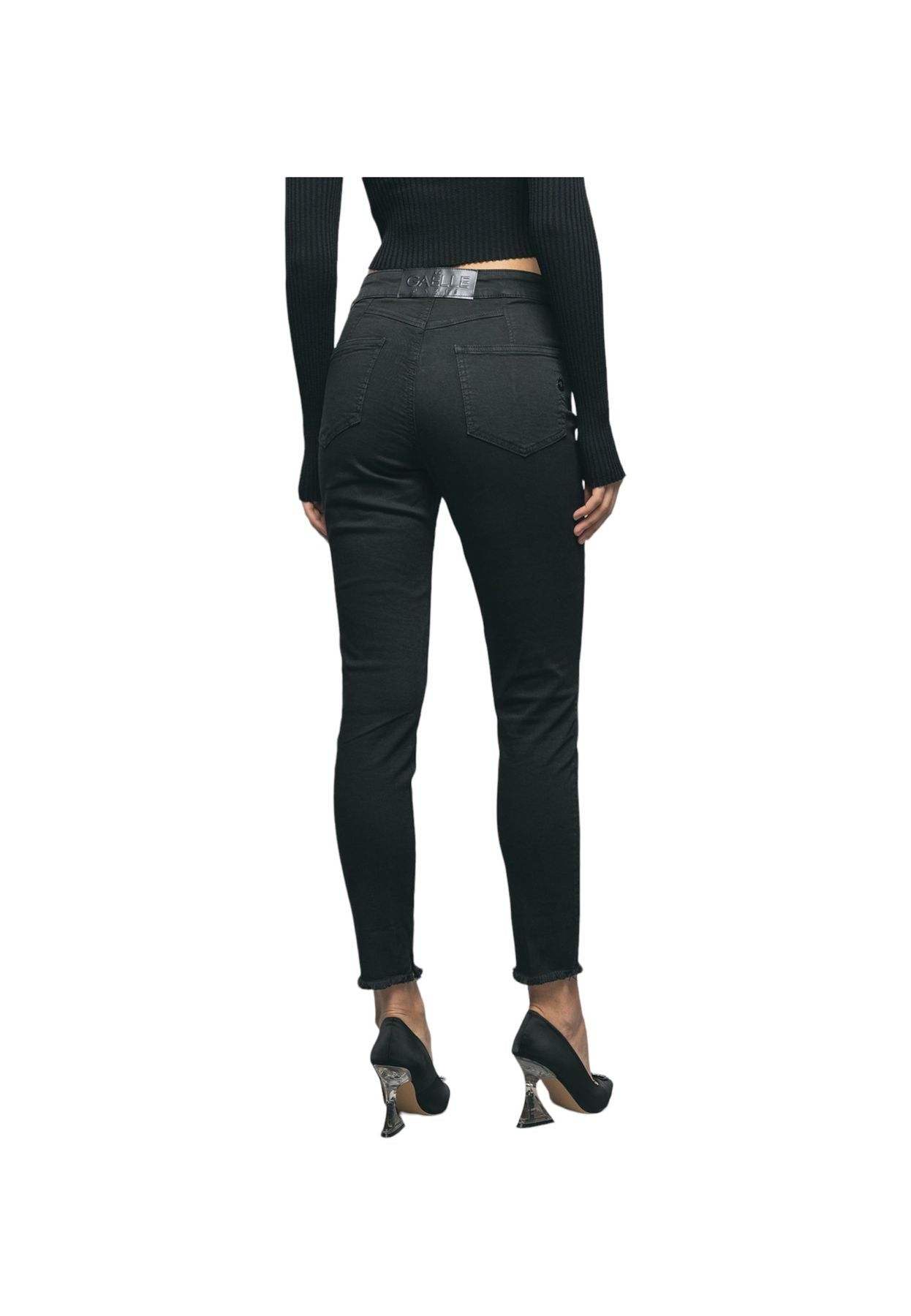 Jeans  Donna Gaelle  Mandy Skinny Carry Over Con Passante Logo GBDP17104