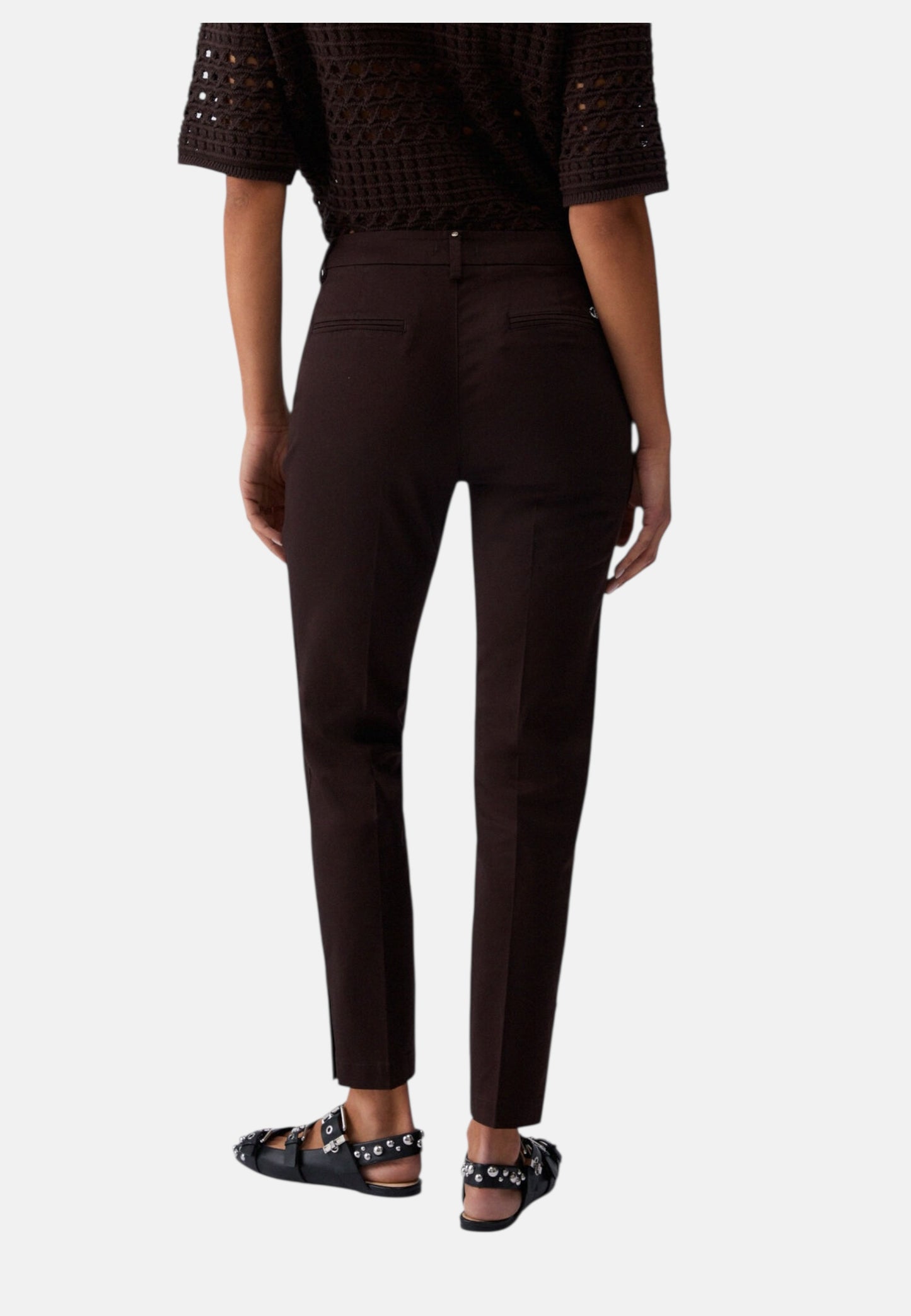 Pantaloni Slim Fit Donna Liu Jo Vita Regolare Chic WA6474T373A