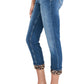 Jeans Skinny Fit Donna Liu Jo Bottom Up Con Risvolto Monroe UF5006D0236