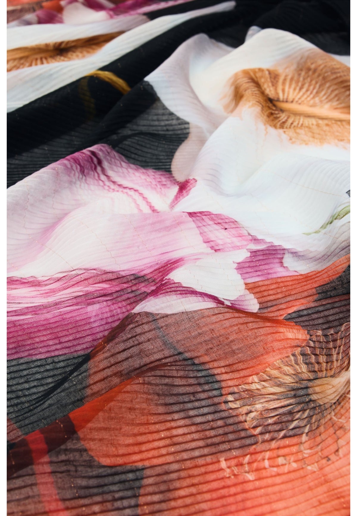 Foulard  Donna Desigual Motivo floreale, Poliestere riciclato Rosea 26WAWA17