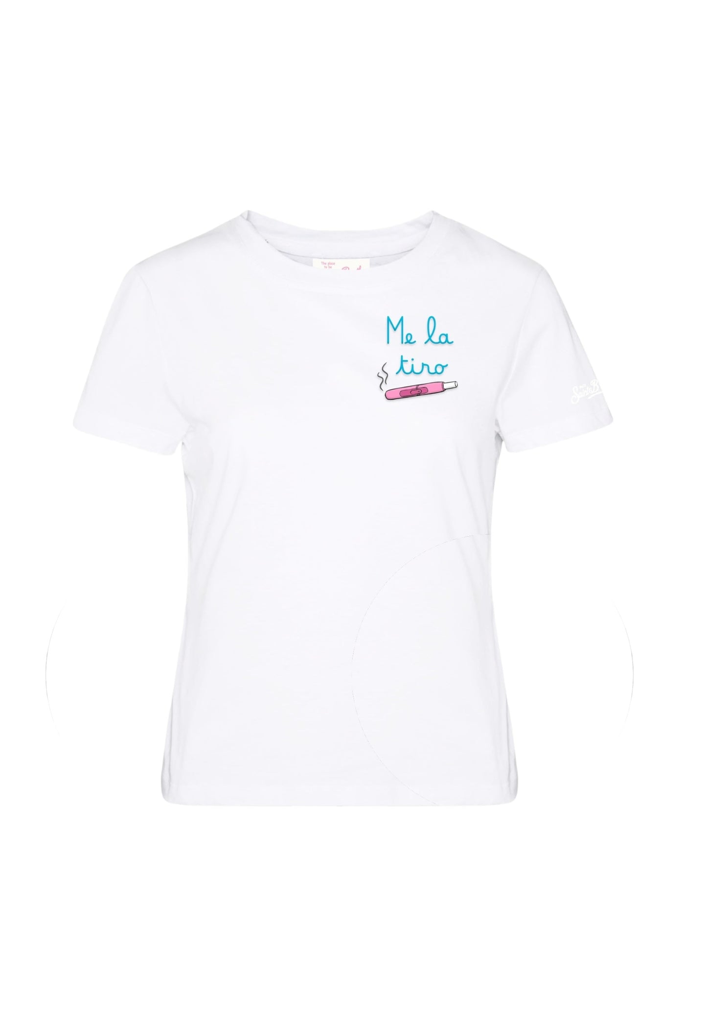 T-Shirt Manica Corta Donna Mc2 Saint Barth Me La Tiro Emb Emilie EMI0001