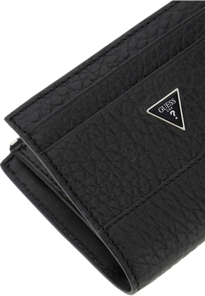 Portacarte  Uomo Guess Bifold Top Zip Torino SMBAGRLEA03