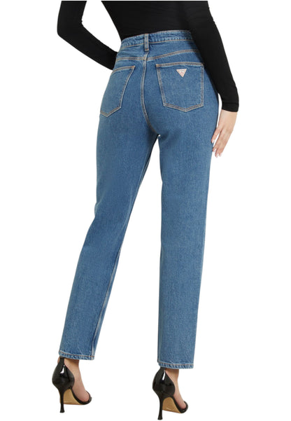 Jeans 5 Tasche Donna Guess  Mom Jean W2YA21D4NH5