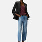 Jeans Wide Leg Donna Pinko Egg Dirty Blue Denim Estelle 103857A341