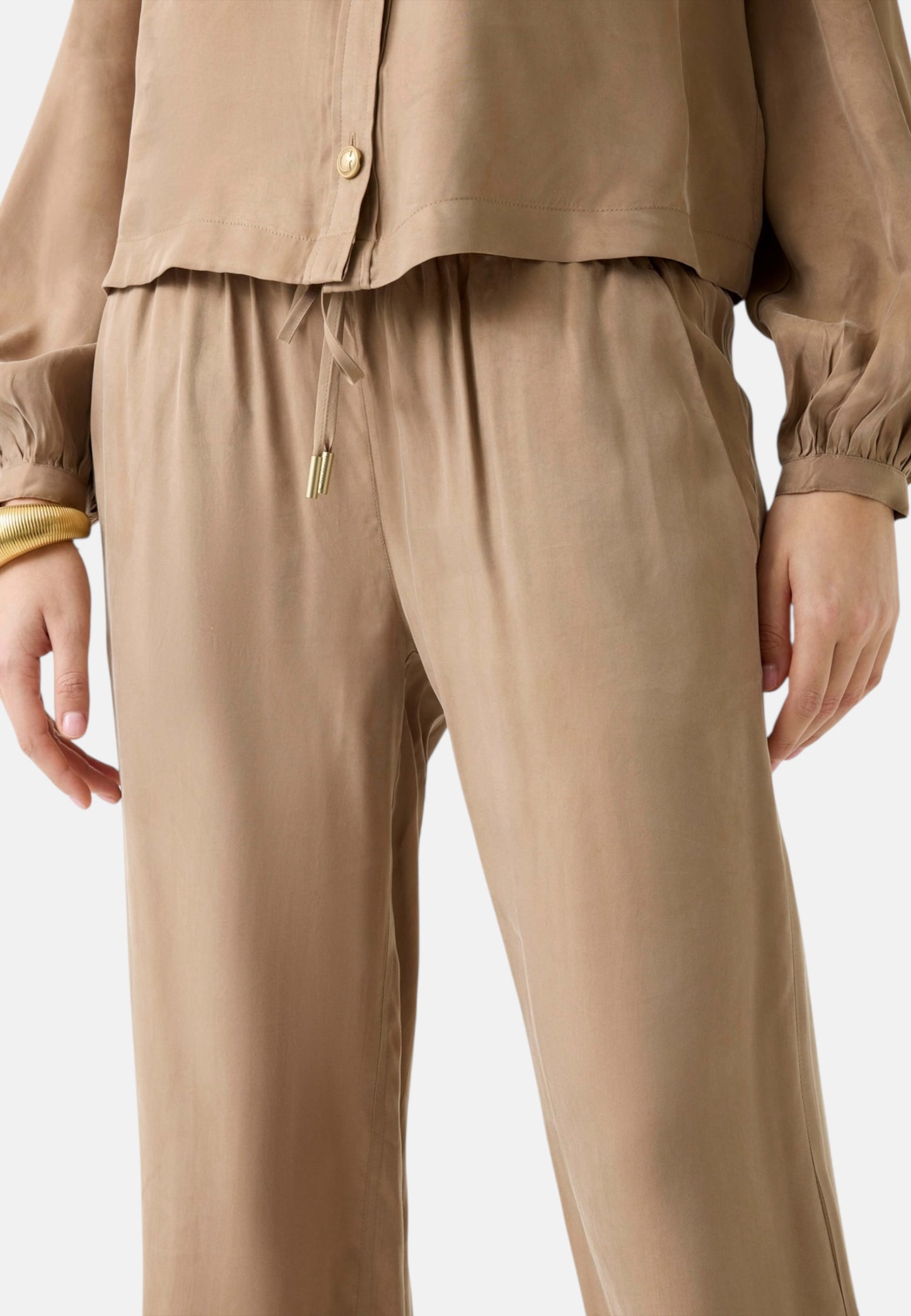 Pantaloni Straight Leg Donna Guess  Dalia Fluid Jogger W6GB07W1781
