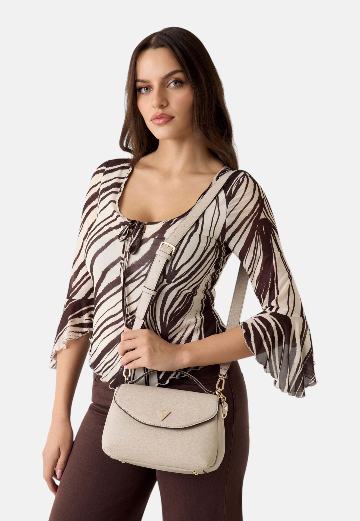 Borsa A Mano Donna Guess Top Handle Flap Evie HWBG9664200