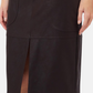 Gonna Midi Donna Liu Jo Pencil In Pelle Sintetica  WF6209E1157
