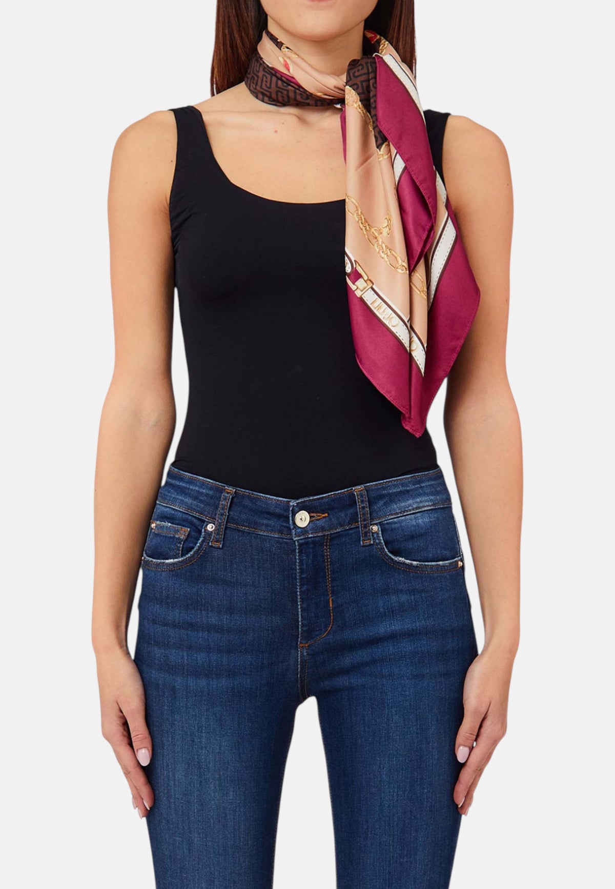 Foulard  Donna Liu Jo Mix Print 90X90  2F6059T2745