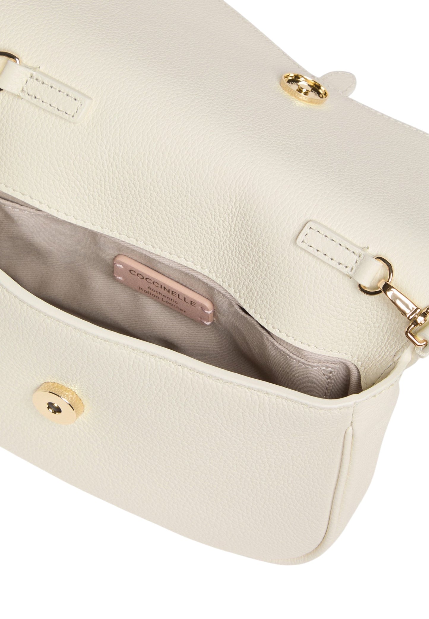 Borsa A Tracolla Donna Coccinelle In Pelle Martellata Fine Coccinelle Mavery Mini E5U7F550101