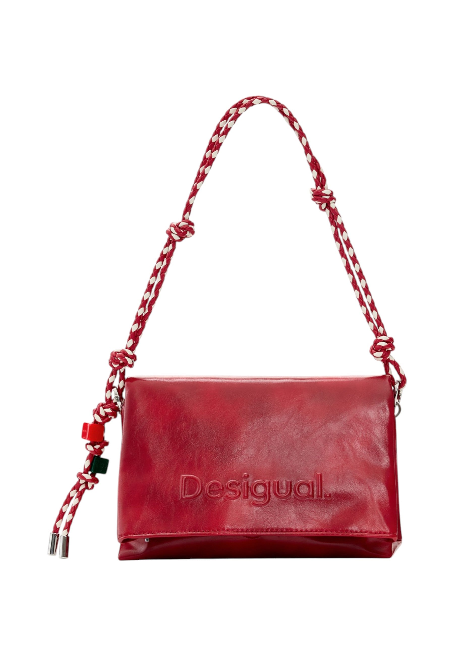Borsa A Spalla Donna Desigual  Bag Half Logo Venecia 4.0 Red 26SAXPAA