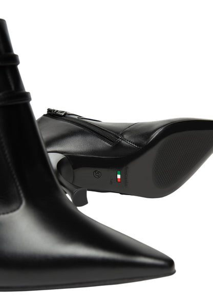Stivaletti Tronchetti Donna Nero Giardini Tacco a Rocchetto 9,5 cm  I514492DE