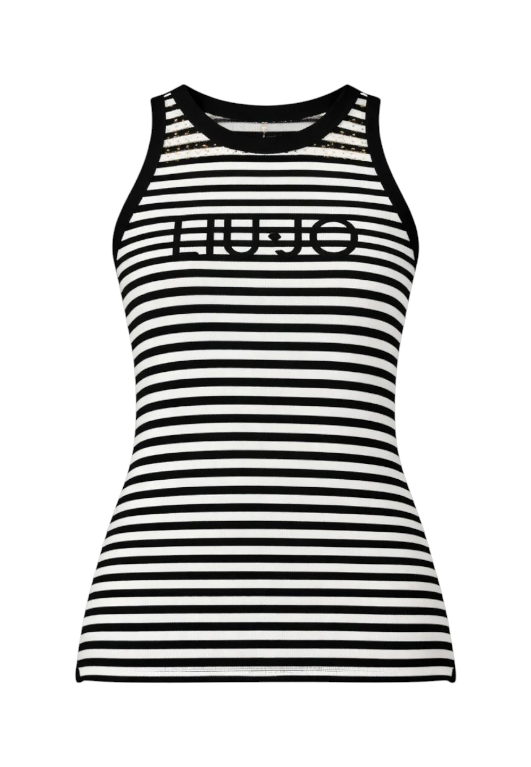 Top  Donna Liu Jo Jersey Rigato  VA6102J3908
