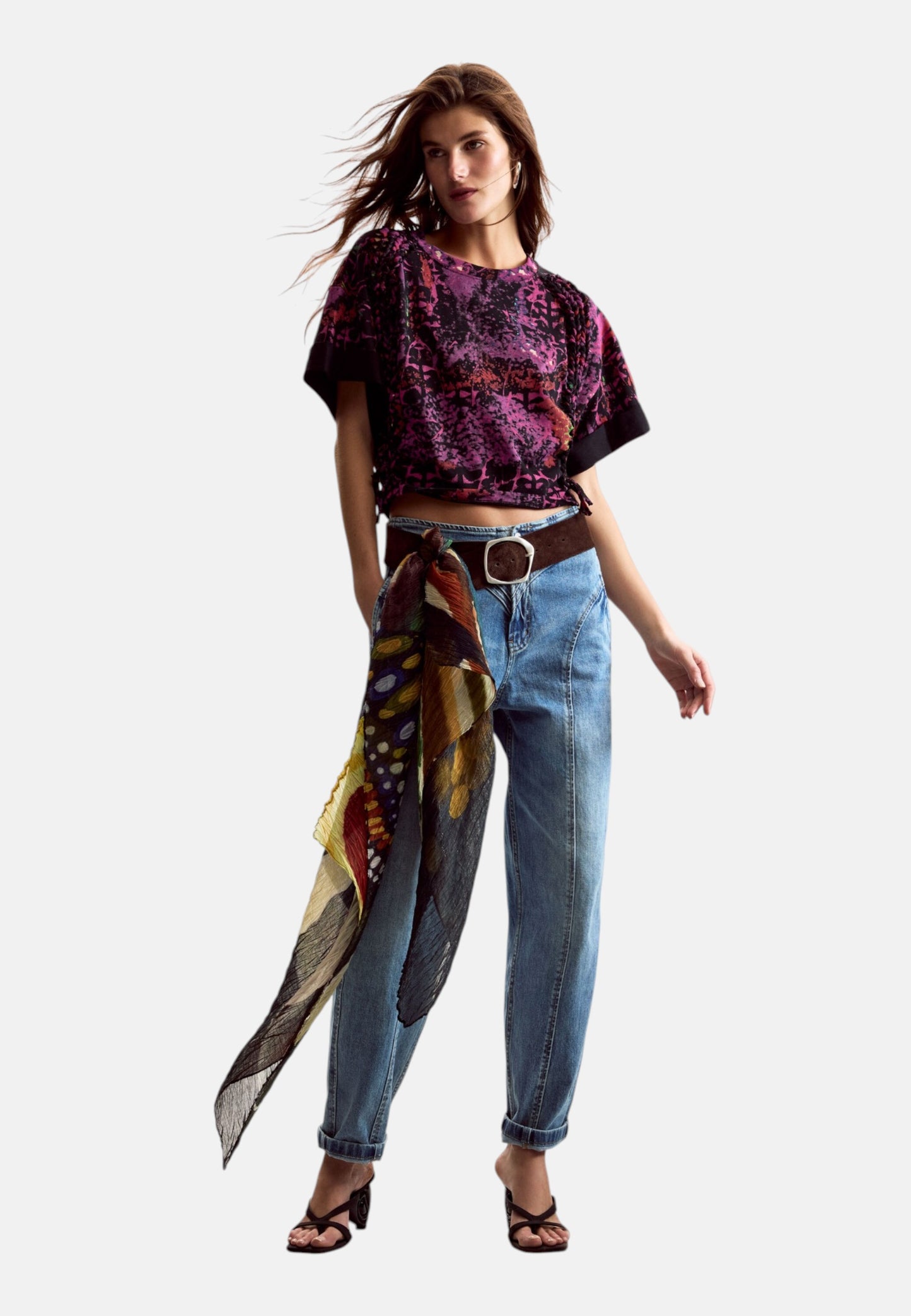T-Shirt  Donna Desigual  Ts Beattle Lacroix 26SWTK26