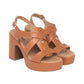 Sandali Con Tacco Donna Nero Giardini In Pelle Con Fasce Incrociate  E616092D