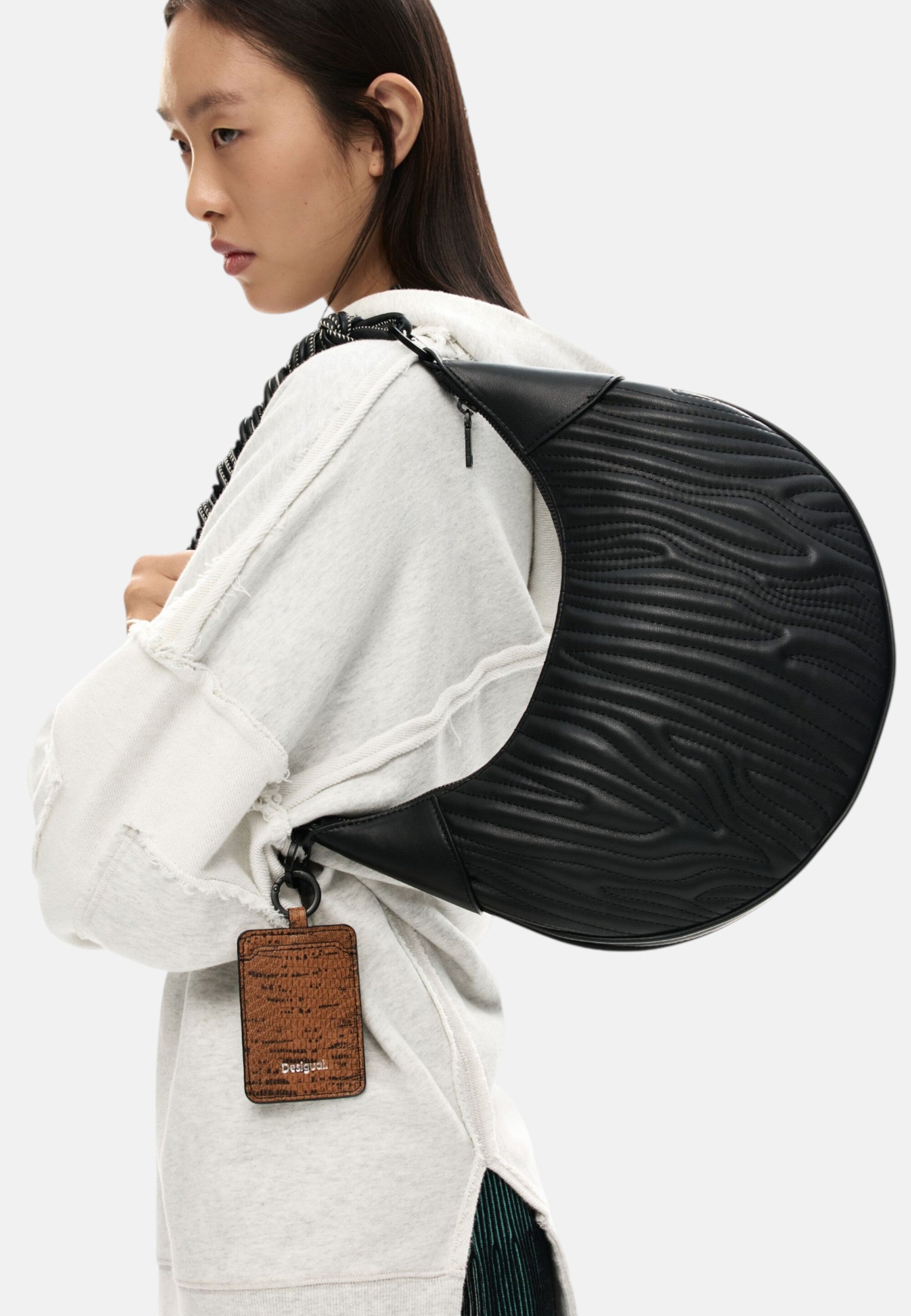 Borsa A Spalla Donna Desigual  Helium Calgary Black 26SAXPBC