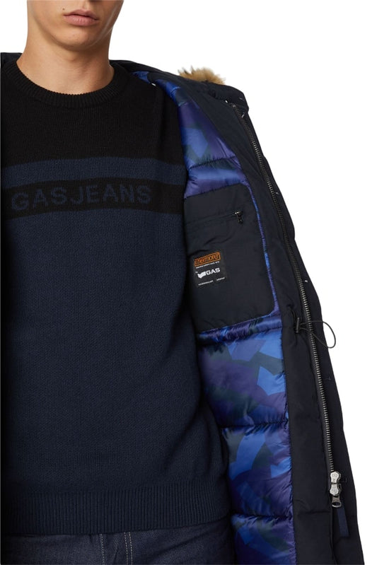 Giacca Invernale Uomo Gas Con Cappuccio  290142422539