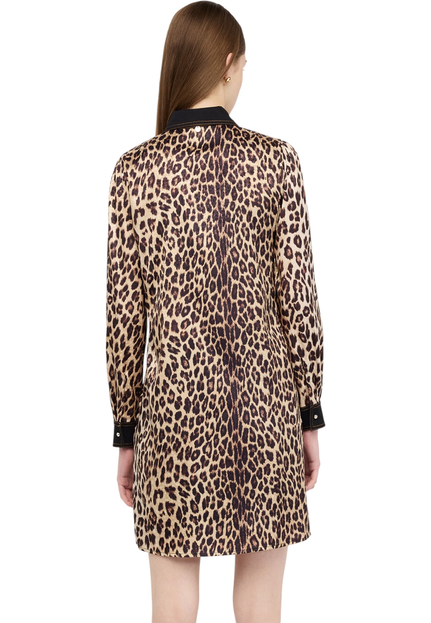 Vestito Corto Donna Liu Jo Animalier Con Cut-Out  UF5209T082A