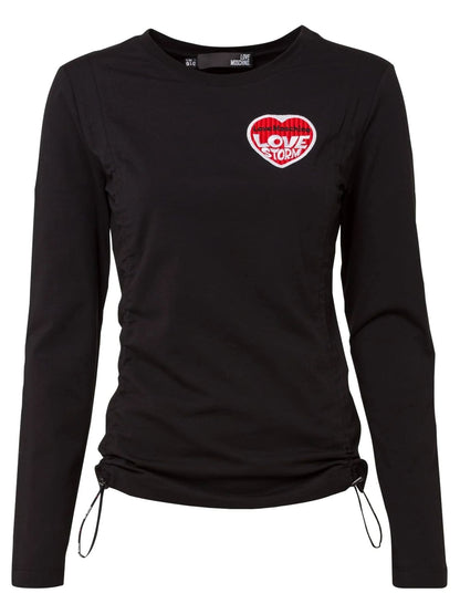 T-Shirt Manica lunga Donna Love Moschino   W4H7680E1951