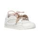 Sneakers Basse Donna Pinko In Pelle Di Vitello/Mesh Con Lacci Doppi, Cristallo E Charm Yulia 01 SS0185P132