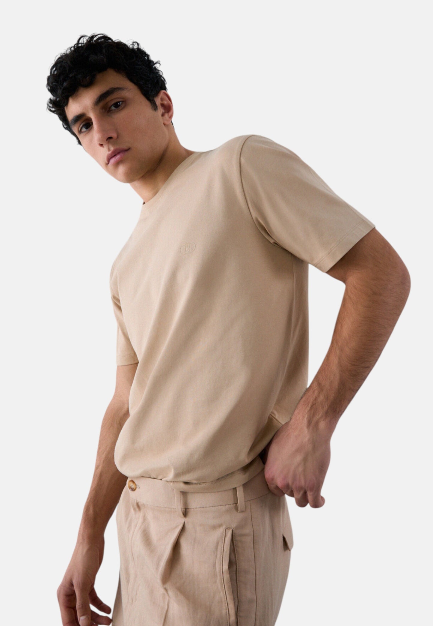 T-Shirt Manica Corta Uomo Liu Jo Basic Con Contrasto  QA6085J4997