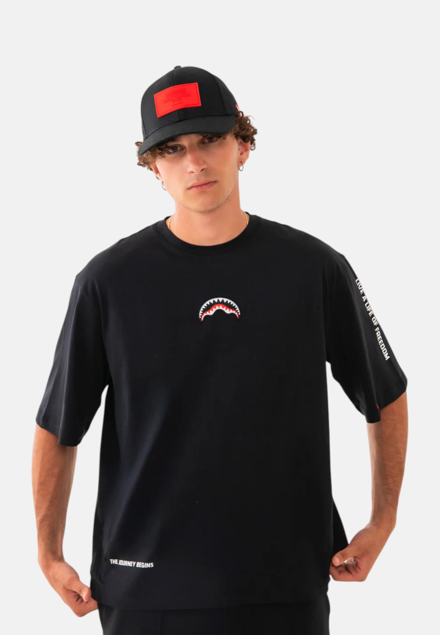 T-Shirt Manica Corta Uomo Sprayground  Be A Shark Boxy SP876