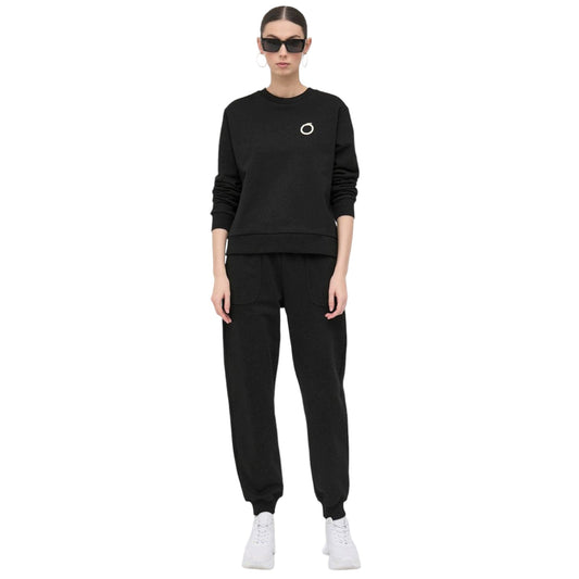 Felpa A Girocollo Donna Trussardi  Small Greyhound Print Cotton Fleece Medium Weight 56F00250-1T006303