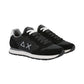 Sneakers Basse Uomo Sun68 Stile Running, Logo Ricamato, Nylon E Suede Tom Solid Z46101