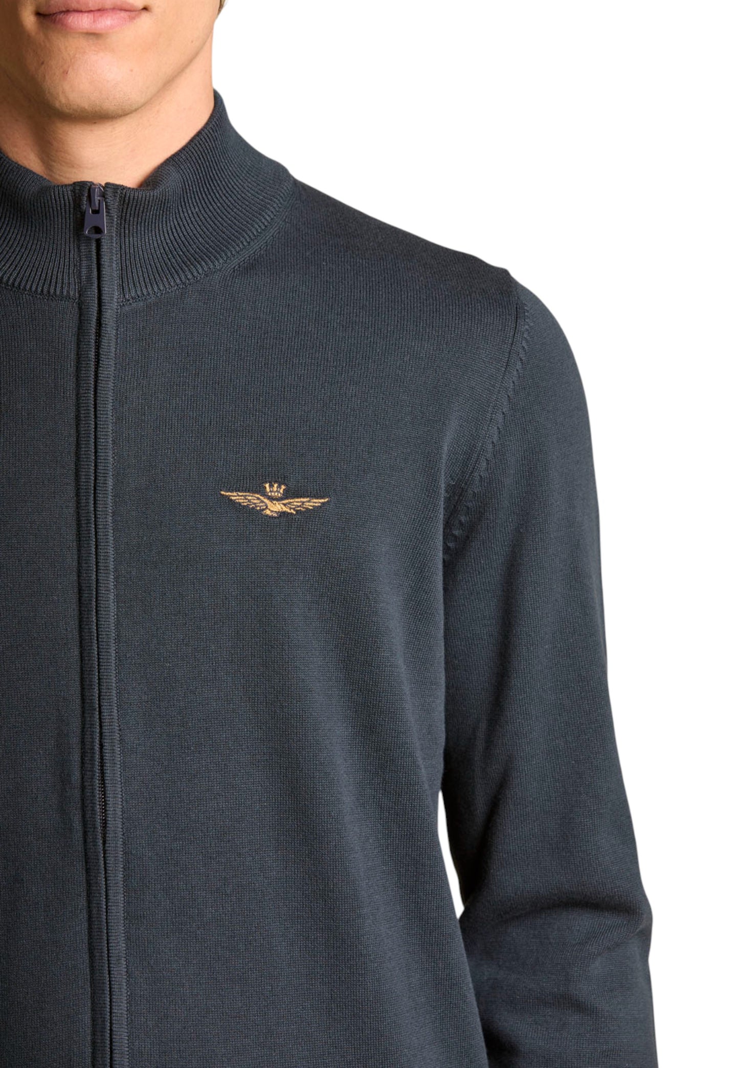 Maglia Collo Alto Uomo Aeronautica Militare Con Zip  252MA1580UL00506