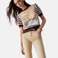 Pantaloni Flare Fit Donna Liu Jo Cropped Vita Alta Princess WA6256T367A