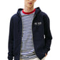 Felpa Con Zip Uomo Tommy Hilfiger Con Cappuccio Hilfiger Stacked MW0MW39375